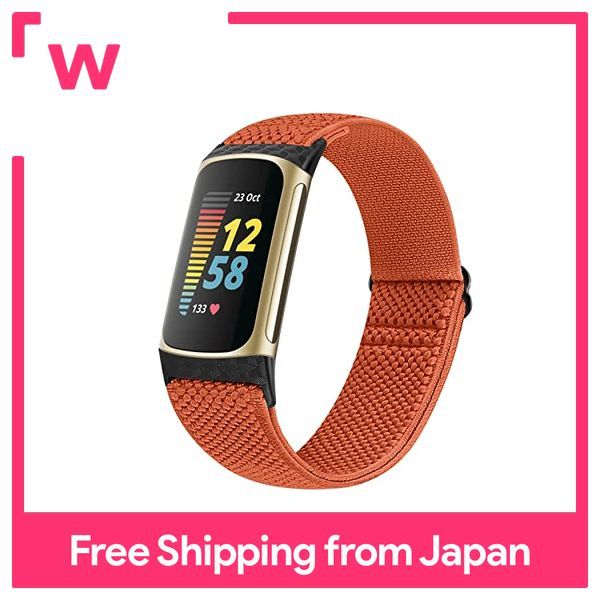 Runostrich Compatible Fitbit Charge 5 Nylon Elastic Sports Band ...
