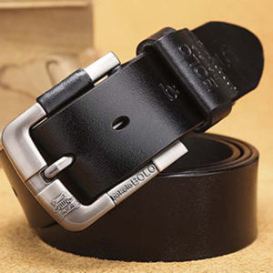 Mens Leather Leather Belt Mens Business Belt