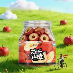 Freeze-dried Hawthorn Sweet & Sour Cold Brew Fruit Tea & Snack