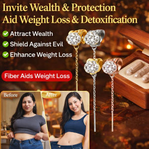 Ear Needles Sophistication Sense of Style Earrings Unique Face Contouring Noble Temperament Ruyi Knot