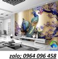 Mẫu tranh gạch 3d ốp tường phòng khách - DCNNM65. 
