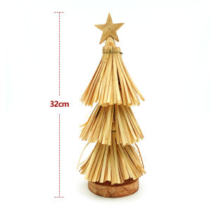 1.8FT( 58.8 cm) Mini White snow Pine Christmas Tree with LED Warm Lights Mini Tabletop Christmas Tree Accessories and Gifts Tabletop Decoration