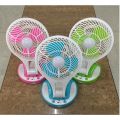 QUẠT SẠC ĐIỆN CÓ ĐÈN PIN MINI FAN JR-5580 , THIẾT KẾ 2 TỐC ĐỘ 3 CÁNH QUẠT , QUẠT CÓ 2 CHẾ ĐỘ ĐÈN CỰC SÁNG ( CÓ LOẠI 1 - 2 PIN ) - GIA DỤNG YUSHEN - QJR02. 