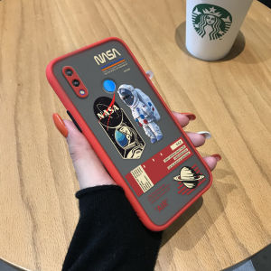 Hontinga Casing Case For Huawei Nova 3i Case Creative NASA Astronaut Frosted Transparent Full Back Cover Camera Protect Cases Phone Case Hard Case For Girls For Boys