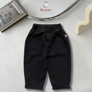 Quần kaki dài cho bé trai dáng baggy BERNIE kids màu trắng đen be basic hàn quốc 1 đến 7 tuổi 1023Q020