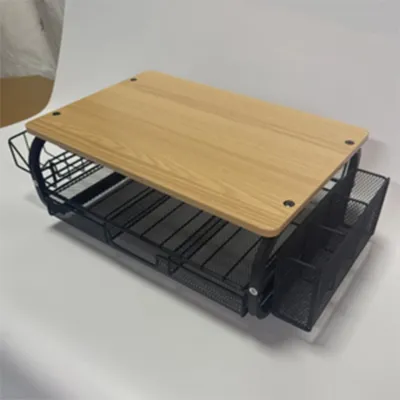Printer Stand Rack Organizer With Drawer Printer Stand Rack Organizer Table Metal Computer Monitor Stands 3 Layer Printer Rack Stand Table Monitor Stand Riser with Drawer Desktop Printer Stand for Classroom Office Supplies