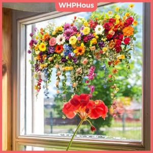 WHPHous Cartoon Painted Flower Glass Stickers Suitable For Wall Decoration In The Entrance Hall Bedroom And Living Room