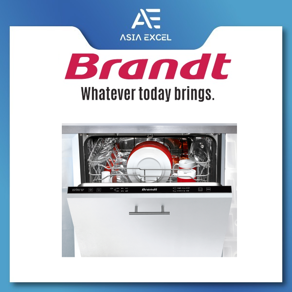BRANDT BDJ424VLB 60CM 14 PLACE SETTINGS FULLY INTEGRATED VORTEX BUILT