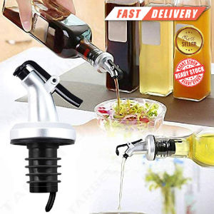 Pouring Oil Bottle Stopper Dispenser Nozzle Tip Press Type Leak-Proof Sauce Spout / Penutup Botol Minyak