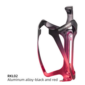 ROCKBROS Bicycle Bottle Cage Fashionable Colored Aluminum Alloy Mountain Bike Bottle Holder  Vacuum Plating Durable Road Bike Bottle Cage Bike Accessories