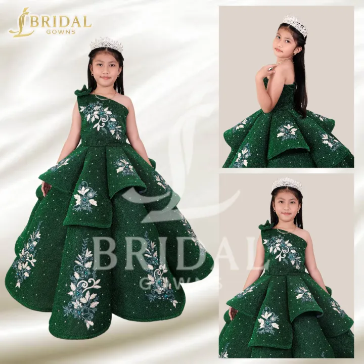 Two%20Layer%20Umbrella%20Cut%20Ballgown%20For%207-8%20Yrs%20Old%20-%20Image%202
