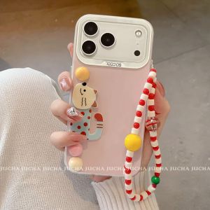 Stereoscopic apple 17promax mobile phone case silicone iphone17 new mobile phone case playful small ball cat