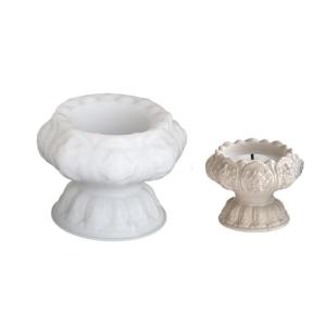 Silicone Mold Tealight Holder Holders Moulds Flower Shape Storage Cup Moulds Suitable for Home Decors Enthusiasts