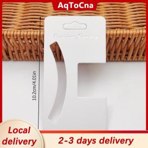 [COD] AqToCna Ship within 24 hours 50pcs Display Cards For Hair Claw Clip Paper Card Headdress Card Hair Decoration Package DIY Jewelry Cardboard Package Hair Clips Craft Hang Tag Card