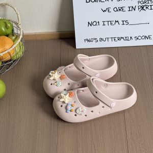 Free Shipping Summer Outdoor WomenS Non-Slip Breathable Ballet Flats Cute Closed-Toe Slippers EVA Thick-Soled Odor-Resistant Clogs