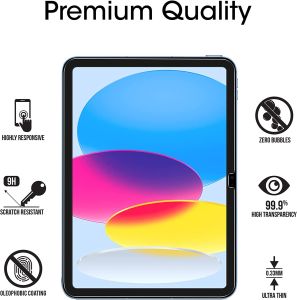 กระจกเทมเปอร์สำหรับ iPad Pro อากาศ11 M3 M4 M5 10th 9/8/7th 10.2 11.0 10.9นิ้ว2.ฟิล์มกันรอยป้องกันเต็มพื้นที่ของหน้าจอ5D สำหรับ iPad 5th 6th Pro 11 Air 2 3 4 10.9 Mini 7 6 5 4 3 2 1 2017กระจก2018