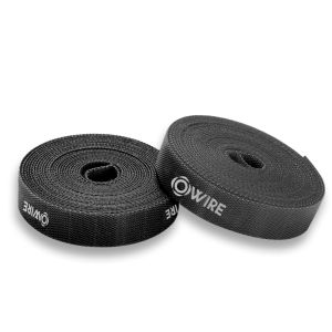 OWIRE เมจิกเทป Cable Tie ตีนตุ๊กแก เวลโครเทป พันเก็บสาย 0.5M-5M สำหรับรัดสายไฟสายชาร์จสายหูฟัง ที่รัดสายไฟ
