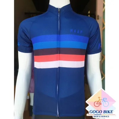 [GoGo Bike] Áo thể thao nam đi xe đạp MAAP - Xanh Đậm phối 5 màu