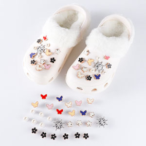 Crocs Charms Shoe Buckle DIy Accessories Gclogs Crystal Diamond Decorative Detachable Chain for Crocs
