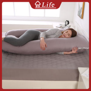 Adjustable Waist Pregnant Pillow Support Side Lying Sleeping Pillow U Shape Dismantled Pregnancy Pillow Comfortable Breastfeeding Maternity Pillow Dismantled Pregnancy Pillow