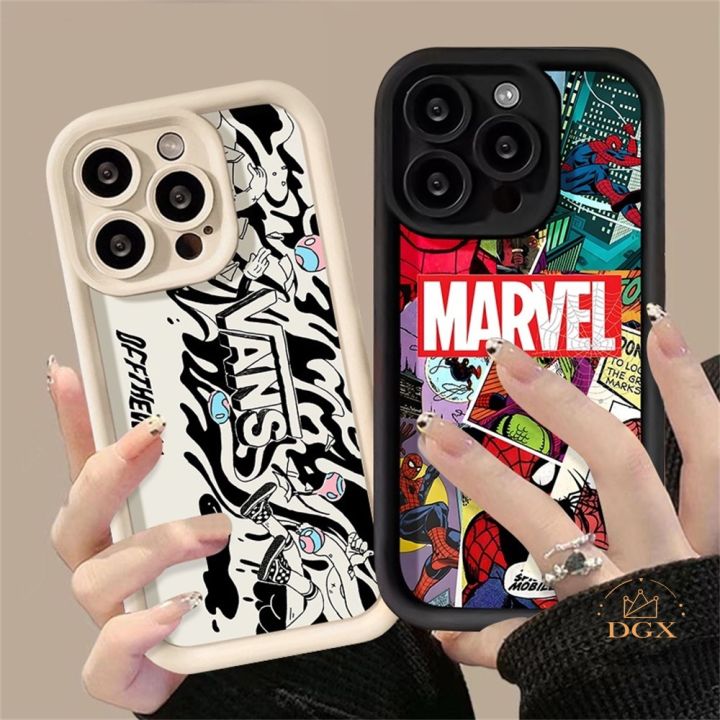 Graffiti Tide Vans Marvel SpiderMan Case for iPhone 15 Pro Max 14
