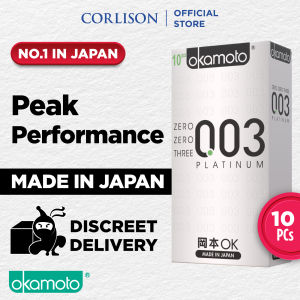 Okamoto 003 0.03 Platinum Condoms Pack of 10s