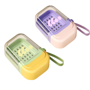 Travel Portable Soap Box Double Sealed Drainable Mini Soap Box with Lid/Travel Portable Double Layer Soap Box Sealed Mini Soap Box with Lid Drainage Soap Box