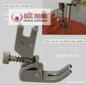 CHÂN VỊT NHÚN CÓ ỐC MÁY MAY CÔNG NGHIỆP P952 - HÀNG TỐT