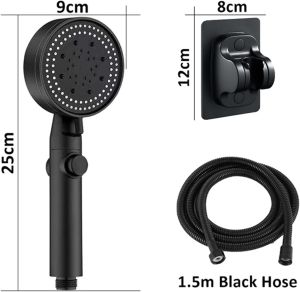 Shower Head 3 in 1 Shower Head Set Shower With Faucet 5-Speed Bathroom Shower Head Head With Hose Stainless Keimav