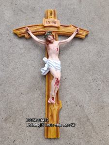 Tượng Thánh Giá Chúa chịu nạn 50cm hoặc 60cm - tượng công giáo chất liệu nhựa composite