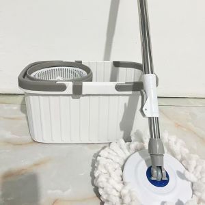 Alat Pel Lantai 2in1 Spin Mop Putar 360 Derajat Dengan Ember Ganggang Stainless Kualitas Daya Serap Tinggi - TB-03