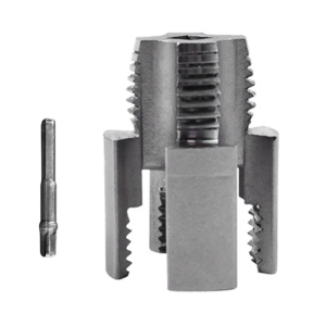 Wear Resistant Plumbing Tap Threading Tool For 4 Way 6 Way Pipe Electric Drill Compatible Wire Opener Pipe Tap