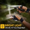 PARIGO LED Flashlight Gloves, Stocking Stuffers for Men Gift for Dad Husband Grandpa, Cool Gadget Christmas Birthday Gifts for Men s Him Boyfriend Guy Car Repairing Fishing Camping Reading Light. 