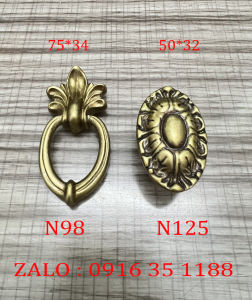 Núm Tay quai N125 N98 đồng nguyên chất tay quai lắp tủ quần áo tủ trang trí kệ tivi vô cùng đẹp sang và chất