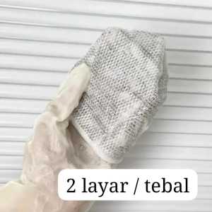 jaya LAP KAWAT kain lap dapur 2 sisi cuci piring pembersih karak piring mangkok panci kompor L010
