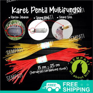 SEMPATI Karet Pentil Ban Sepeda Motor Ketapel Untuk Selang Spet Lolohan Burung RKECUBUNG1
