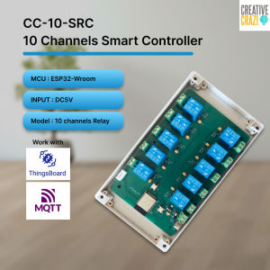 10-Channel Smart Relay Module WiFi BLE IoT Control Board for Home Automation Relay Switch