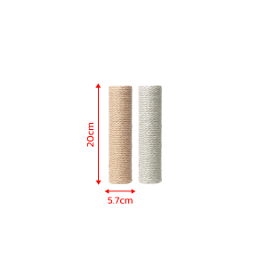 Petus Petus เสาลับเล็บแมว ของเล่นแมว แบบอะไหล่ กว้าง 5.7 ซม. 7 ซม. มี 4 ความสูง ใช้น๊อต M8