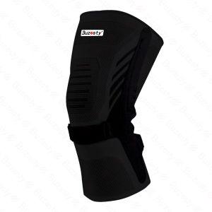 Buzesty Knee Brace for Badminton Compression Knee Support with Patella Tendon Strap & Side Stabilizers. Knee Sleeve for Meniscus Tear ACL PCL Arthritis Joint Pain Relief Runner Workout