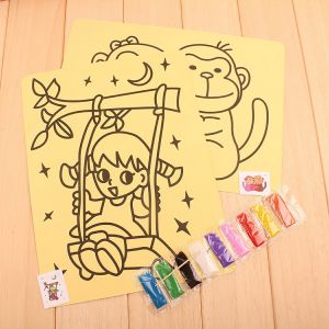 Combo 5 Tranh Cát Cho Bé Nhiều Mẫu Thú Vị (Mẫu Ngẫu Nhiên)