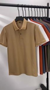 MenS 100% Cotton Polo Shirt - Summer Fashion Casual Short Sleeve Breathable Lapel Tee10 Colors Ideal For Golf And Sports