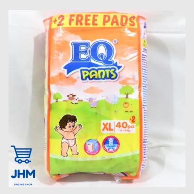 EQ Pants Jumbo Pack Baby Diaper [XL] 40 PCS