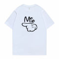 Áo thun cặp đôi nam nữ mẪU MIA AND MIO unisex và Tay Lỡ Chất Thoáng Mát. 