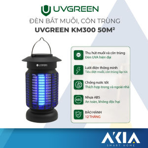 Máy bắt muỗi ruồi và côn trùng UVGREEN KM300 Công suất 16W An toàn Bảo hành 12 tháng