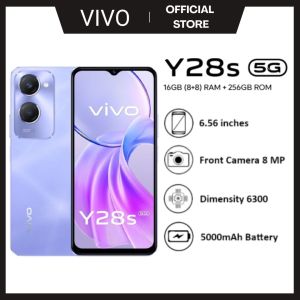 【พร้อมส่ง】Vivo Y28s (5G) | RAM 8GB + พื้นที่เก็บข้อมูล 256GB | กล้อง 50MP | แบตเตอรี่ 5000mAh | ชาร์จเร็ว 44W | หน้าจ