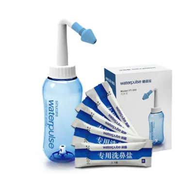 300ml Nose Rinsing Wash Pot Wash bottle Nasal Cavity Cleaner With Physiological Wash Salt