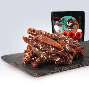 【Three Squirrels Sichuan Flavored Beef 60g 】Snacks and Snacks Spicy and Greedy Instant Beef Dried and Cooked【三只松鼠蜀香牛肉60g】零食小吃麻辣解馋即食牛肉干熟食