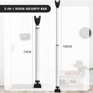 Heavy Duty Door Security Bar Adjustable Security Door Stopper Door Stoppers Security bar