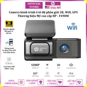 Camera hành trình ô tô độ phân giải 2K Wifi HP F490W - Hàng Nhập Khẩu