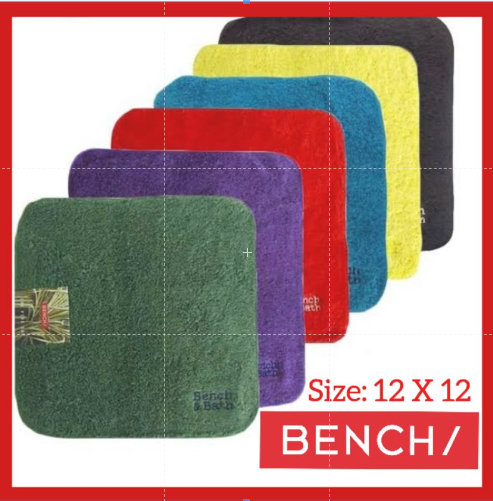 BENCH Face Towel 12 x12 Lazada PH